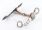 Silver Overlaid Snaffle Bit