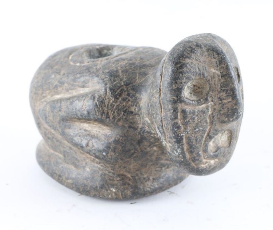 Stone Figural Pipe Bowl