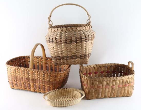 Lot of 4 Baskets
