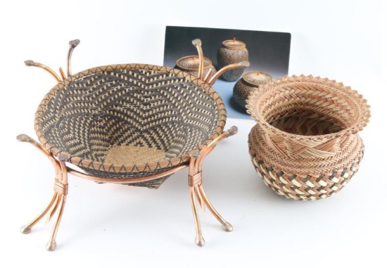 Lot of 2 Joanne Russo Baskets