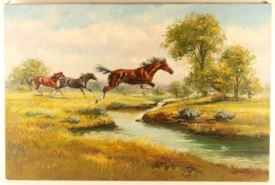 Lot of 2 Original Oils on Canvas