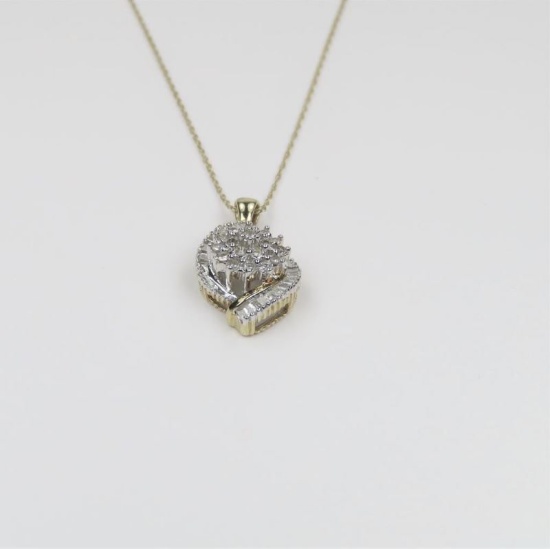 Vintage Style Diamond Pendant