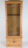 Oak Rifle Cabinet