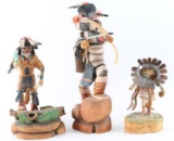Lot of 3 Hopi Kachinas