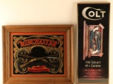 Winchester Advertiser Mirror and Colt Print