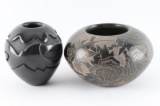 Lot of 2 Santa Clara Pots