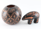 Lot of 2 Acoma Pottery Items