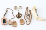 Collection Of Gold an Gold Plated Jewelry