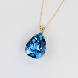 Vibrant Topaz Pendant