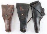 Lot Of 3 Original US Flap Holsters