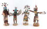 Lot of 4 Hopi Kachinas