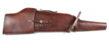 Leather Gun Case for Scoped Rifle