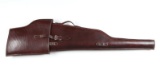 Leather Gun Case for Scoped Rifle