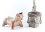 Lot of 2 Precolumbian Items