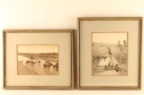 Lot of two Reproduced Photos