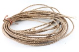 Fully Braided Raw hide Riata