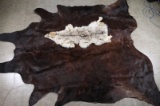 Cow Hide & Wolf Pelt