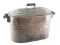 Vintage Lidded Oval Boiling Pot