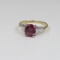 Alluring Pink Burmese Spinel and Diamond Ring