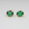 Vibrant Emerald Earrings