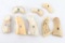 Lot of Six Ivory and Pearl Grips
