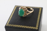 Gorgeous Emerald & Diamond Ring Set