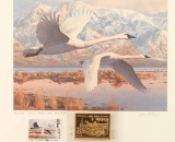 Utah Migratory Waterfowl Print Gold Edition