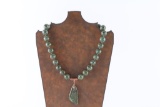Green Turquoise Necklace & Pendant