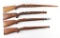Lot of (4) Wood Rifle Stocks