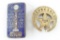 Lot of 2 service badges