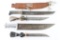Lot of (4) Vintage Knives