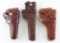 Lot of 3 Holsters