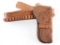 Hand Carved and Tooled Holster and Belt