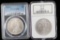Lot of 2 Morgan Silver Dollars