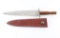 Large Bowie Knife With Scabbard
