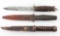 Lot of 3 Knives