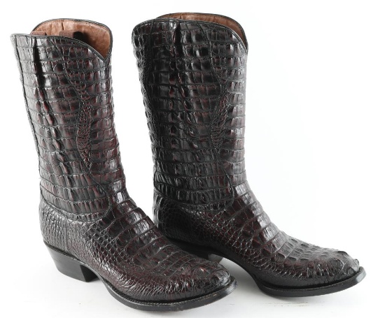 Exotic Lucchese Hide Boots