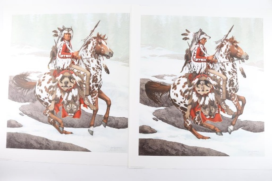 Lot of two Fine Art Prints