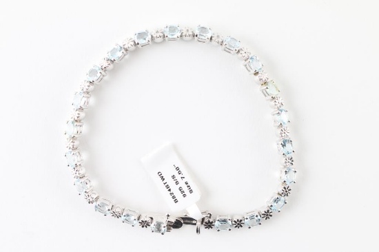 Light Blue Topaz Bracelet
