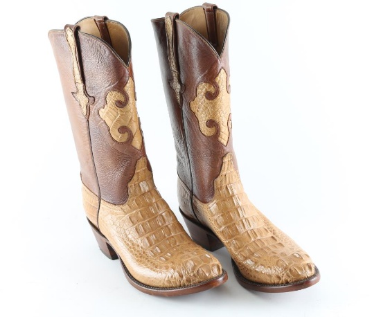 Pair of Lucchese Western style boots