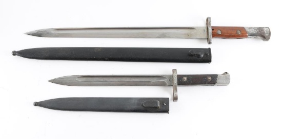 Lot of (2) Mauser Bayonets