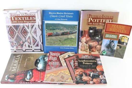 Pottery, Textiles and Trains Book Lot