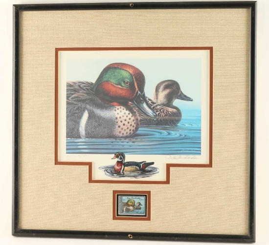 Federal Duck Stamp Print "Green Winged Teal"