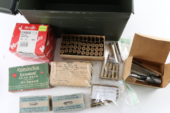 Vintage & Rare Ammunition & Brass Lot