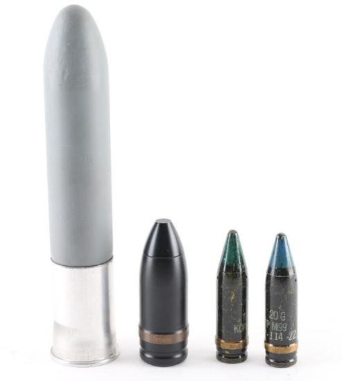 Dummy Tear Gas Shell & Large Bullets