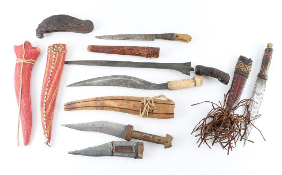 Lot Of 4 Ethnic Knives