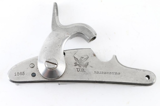 Mint 1865 Bridesburg Lockplate & Hammer
