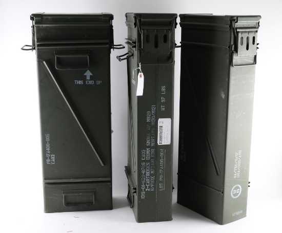 Lot of (3) Very Large Ammo Cans