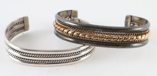 Lot of 2 Cuff Bracelets
