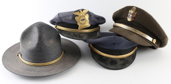 Lot of Security & L. E. Headgear